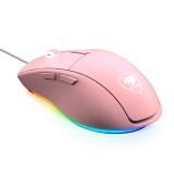 Mouse Gamer Cougar Minos XT RGB 4000DPI Rosa