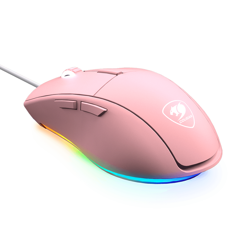 Mouse Gamer Cougar Minos XT RGB 4000DPI Rosa