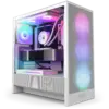 GABINETE NZXT H5 FLOW RGB  COMPACT MID-TOWER ATX RGB FANS BLANCO