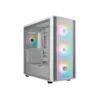 GABINETE COOLER MASTER MASTERBOX 600 VIDRIO TEMP BLANCO ARGB ATX MEDIA TORRE