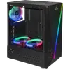 GABINETE YEYIAN GAMER CRESCENT ATX 3 VENT ARGB CRIS/TEMP