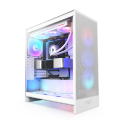 GABINETE NZXT H7 FLOW RGB MID-TOWER 3 FANS RGB BLANCO