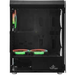 GABINETE YEYIAN GAMER KRYPTON ATX 3 VENT ARGB CRIS/TEMP