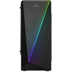 GABINETE YEYIAN GAMER CRESCENT ATX 3 VENT ARGB CRIS/TEMP