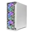 GABINETE YEYIAN HOLLOW 2500 ATX/3VENT/ ARGB/MESH/USB/BLANCO