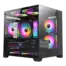 GABINETE XZEAL PANZER II CUBO CX12 MICRO ATX RGB SIN FUENTE NEGRO