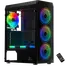 GABINETE YEYIAN GAMER KRYPTON ATX 3 VENT ARGB CRIS/TEMP