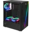 GABINETE YEYIAN GAMER CRESCENT ATX 3 VENT ARGB CRIS/TEMP