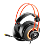 Audífonos Gamer RGB Cougar Immersa Pro Prix Negro con Naranja
