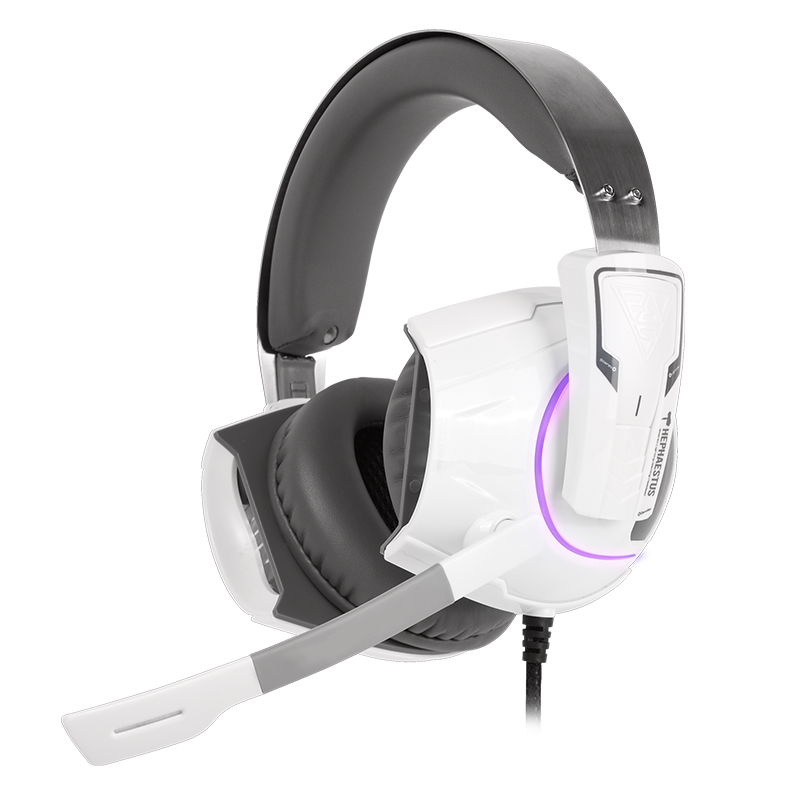 Audífonos Gamer RGB Gamdias Hephaestus E1 Blancos