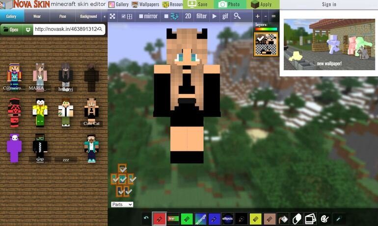 minecraft skin editor