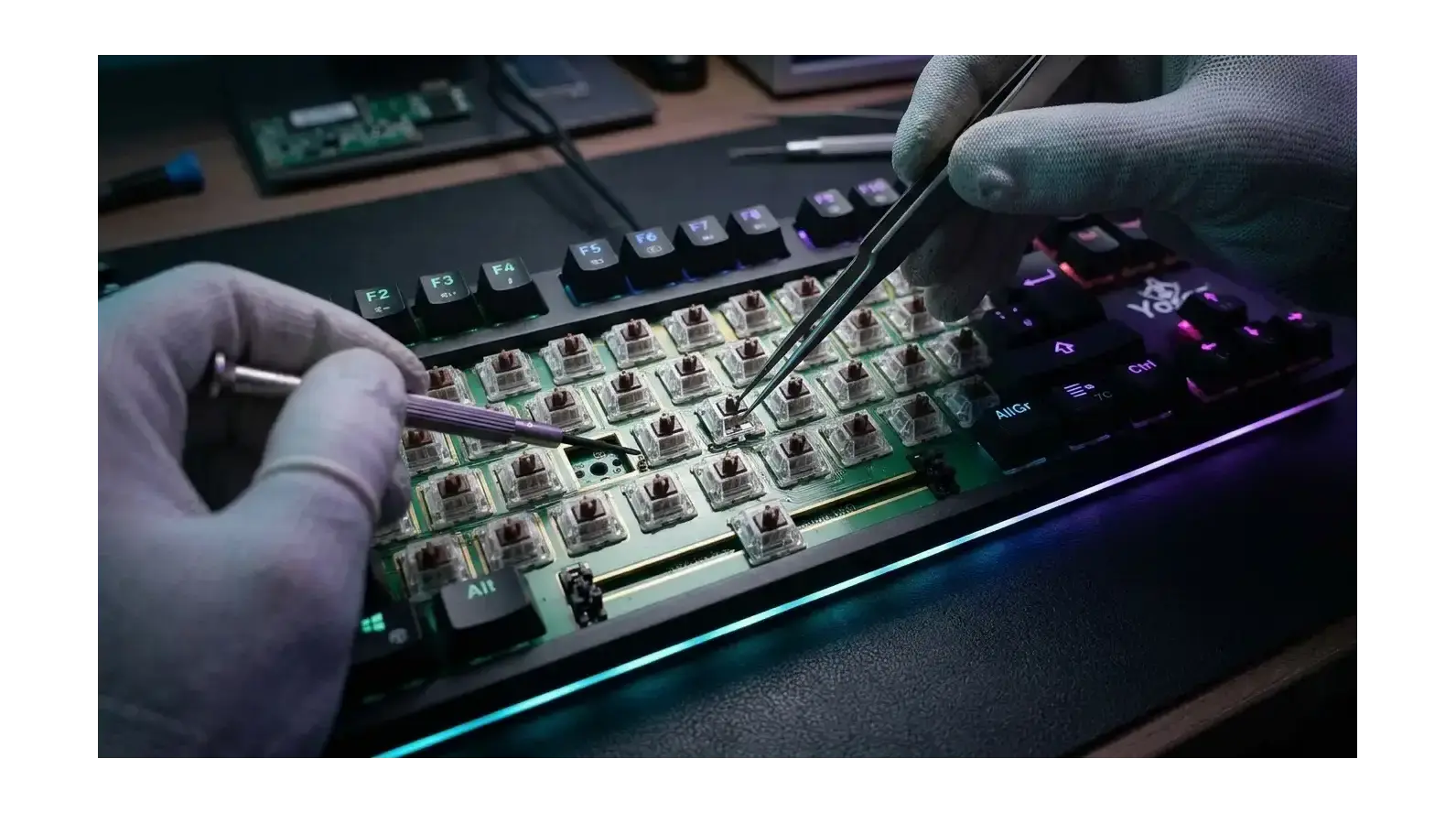 Reparación de Mouse y Teclados Mecánicos Gamer