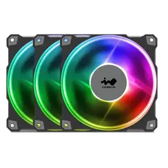 KIT 3x VENTILADORES JUPITER AJ120 ARGB 120MM