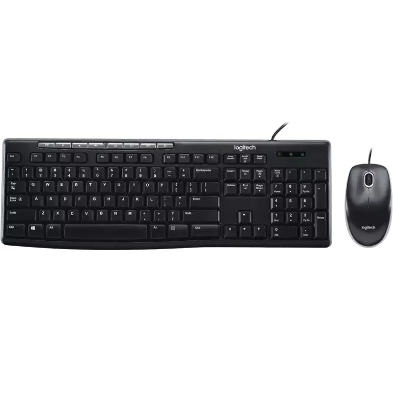 Kit teclado y mouse Logitech MK200