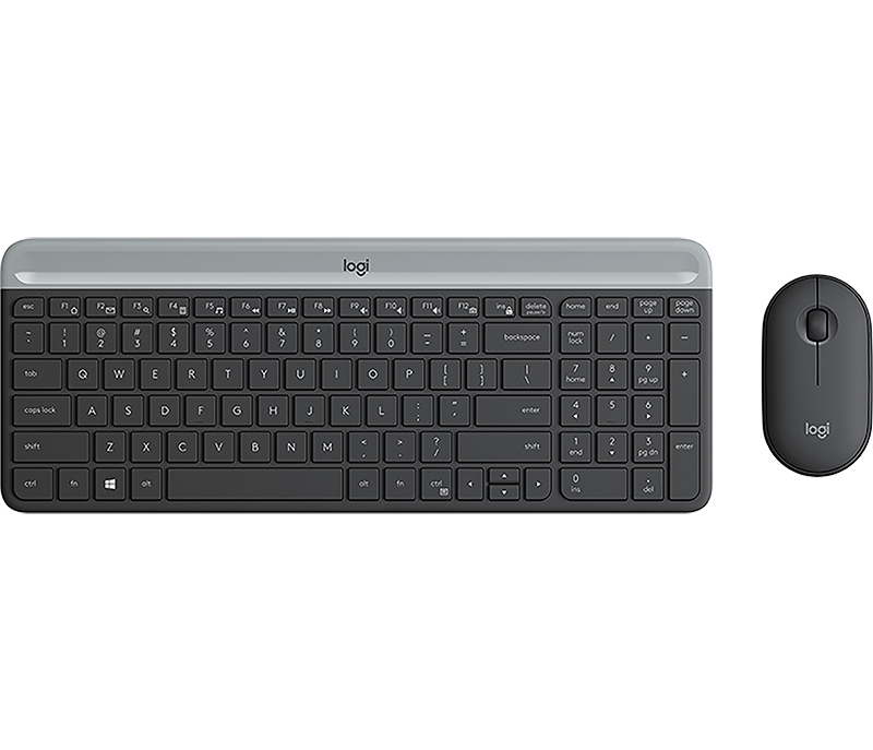 Kit teclado y mouse Logotech MK470 inalámbrico