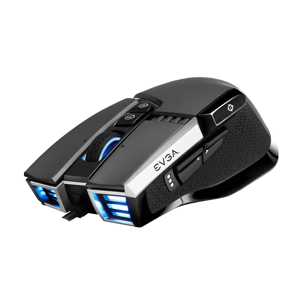 MOUSE GAMER EVGA X17 NEGRO 16000dpi CON 10 BOTONES