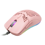 Mouse Gamer RGB Game Factor MOG601 Rosa