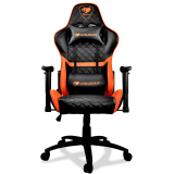 Silla Cougar Armor One Negro con Naranja
