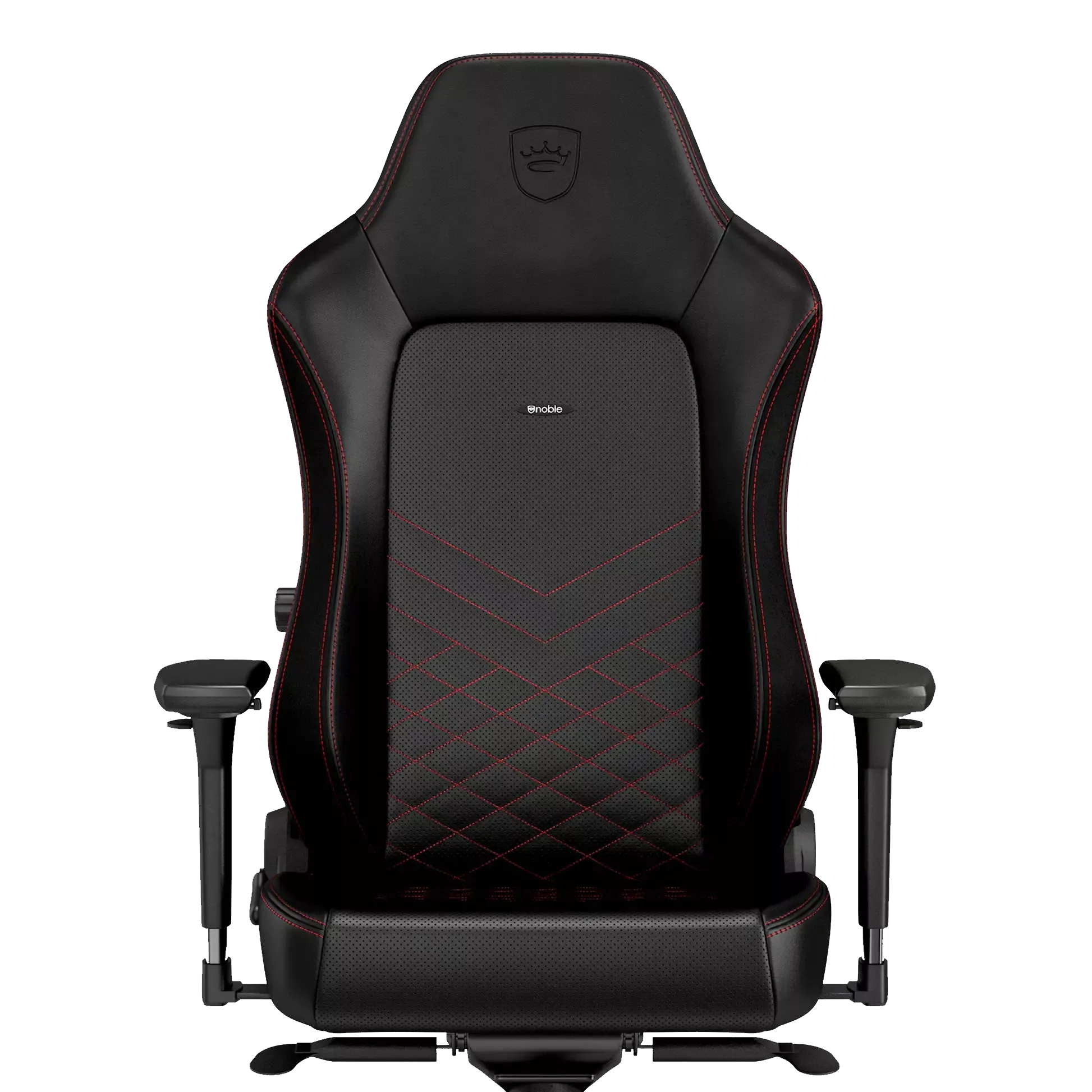 Silla Noblechairs Hero Leather - Black con Red