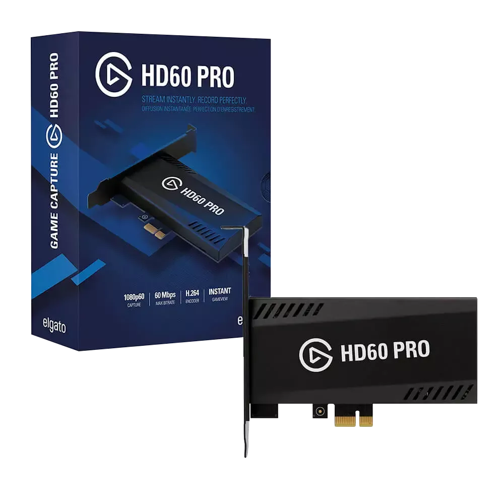 Capturadora de video Elgato para streaming HD60 Pro