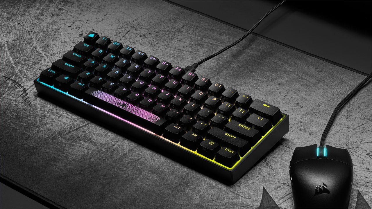 Teclado Gamer Corsair K65 RGB Mini: análisis del teclado 60%