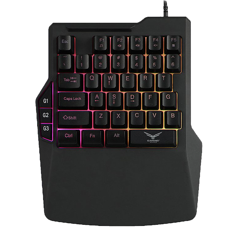 Teclado Gamer RGB Naceb Atheris One Hand