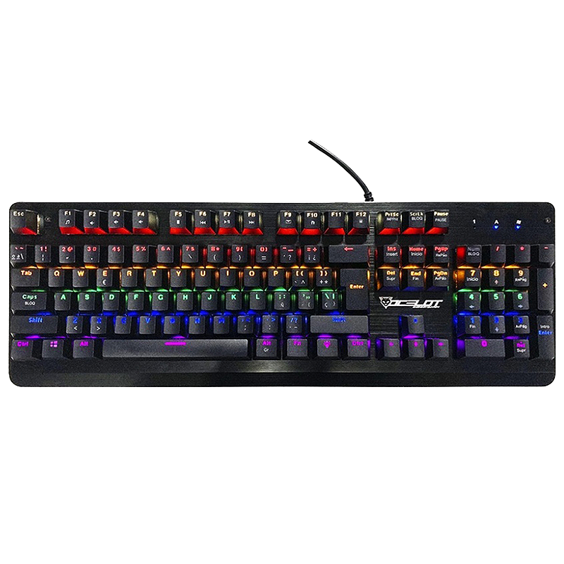 Teclado Mecánico Gamer RGB Ocelot Gaming OGMK01
