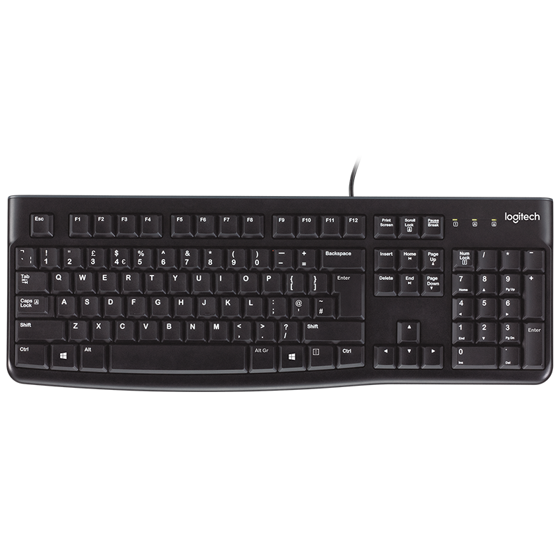 Teclado Negro Logitech K120