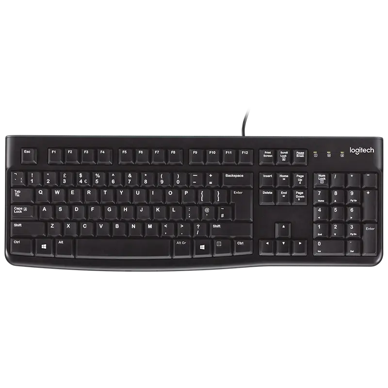 Compra Teclado Negro Logitech K120 Spartan Geek