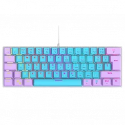 Teclado Mecánico RGB 60 Ocelot Creators Color Way Azul con Morado
