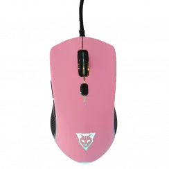 Mouse Gamer RGB Ocelot Gaming OGMM03 Rosa con Negro