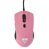 Mouse Gamer RGB Ocelot Gaming OGMM03 Rosa con Negro